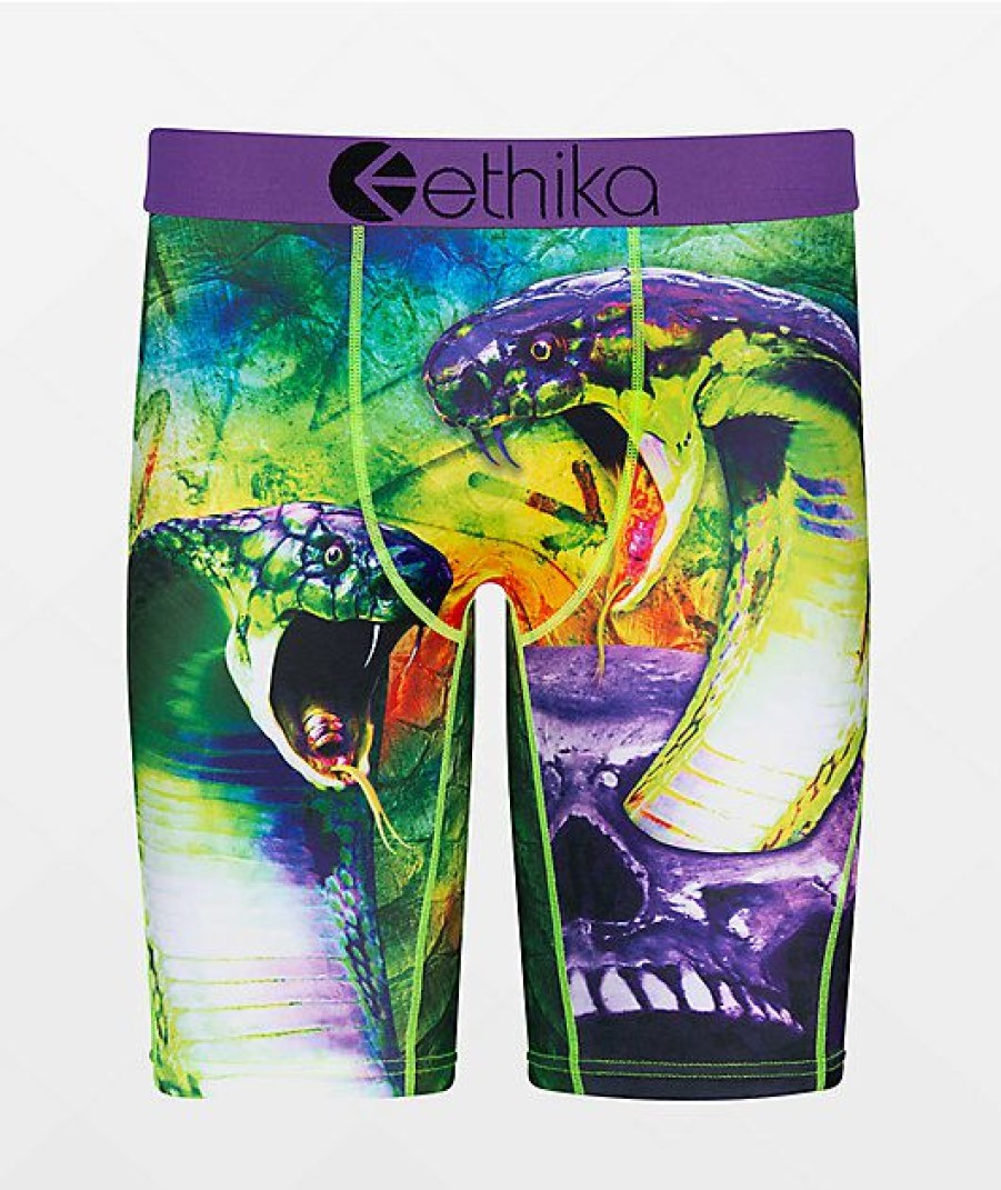 Kids Boxer Briefs * | Ethika Kids Slithery Boxer Briefs Discount