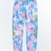 Kids Jeans & Pants * | A-Lab Kids Buddies Blue & Pink Tie Dye Sweatpants Exclusive Design