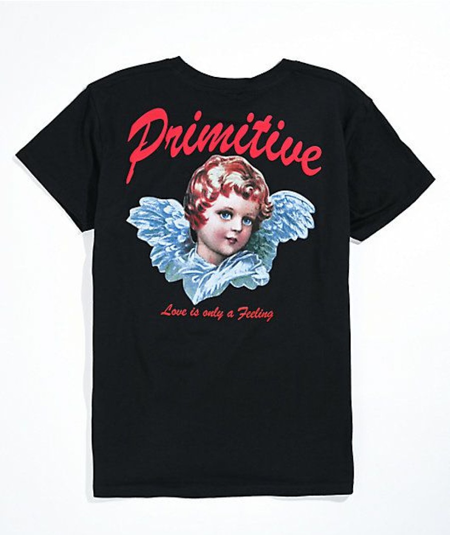 Kids T-Shirts * | Primitive Kids' Feeling Black T-Shirt Online Discount