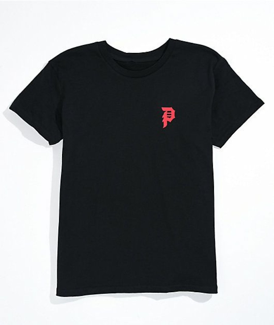 Kids T-Shirts * | Primitive Kids' Feeling Black T-Shirt Online Discount