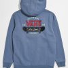 Kids Hoodies & Sweatshirts * | Vans Kids Old Skool Complete Slate Blue Hoodie Sale Online