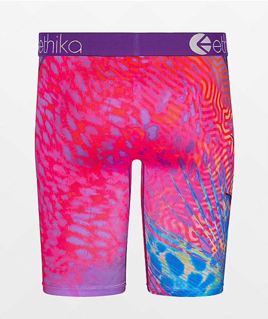 Kids Boxer Briefs * | Ethika Kids Bomber Paradise Boxer Briefs Latest Fashion