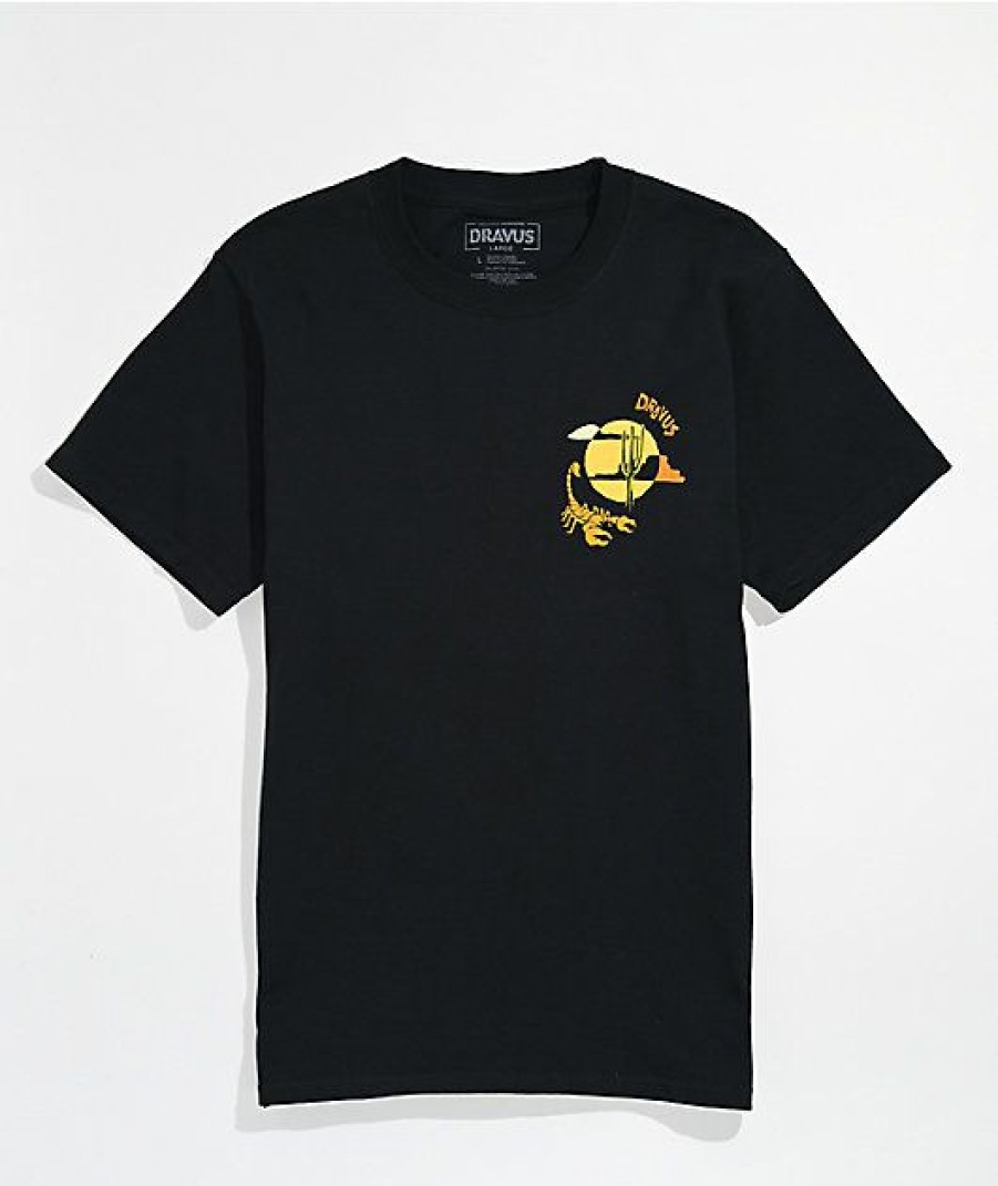 Kids T-Shirts * | Dravus Kids' Desert Horizon Black T-Shirt At The Best Price