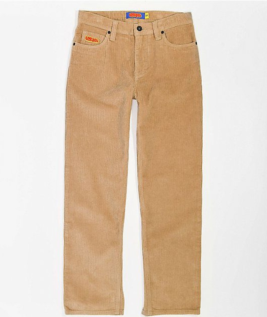 Kids Jeans & Pants * | Empyre Kids' Loose Fit Khaki Corduroy Skate Pants Competitive Price