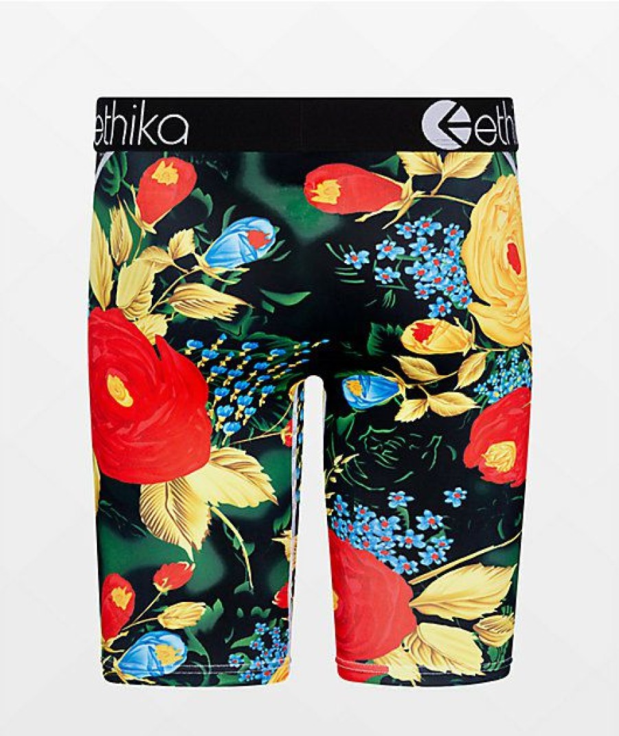 Kids Boxer Briefs * | Ethika Kids Bomber Plain Jane Boxer Briefs Glamor Model