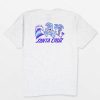 Kids T-Shirts * | Santa Cruz Kids Beach Bum Grey T-Shirt Simple Drawing