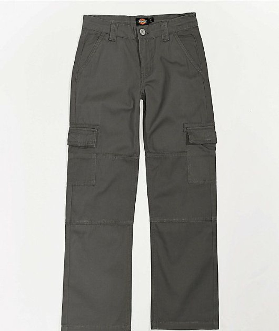 Kids Jeans & Pants * | Dickies Grey Cargo Pants New