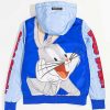 Kids Jackets * | Members Only X Space Jam Kids' Bugs Bunny Blue Jacket Cheap