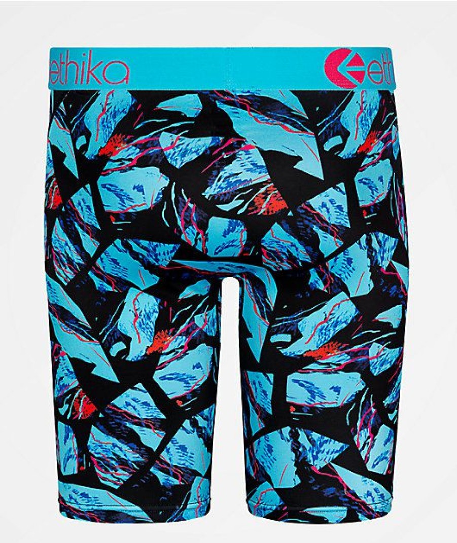 Kids Boxer Briefs * | Ethika Boys Bomber Diamond Boxer Briefs Cheaper