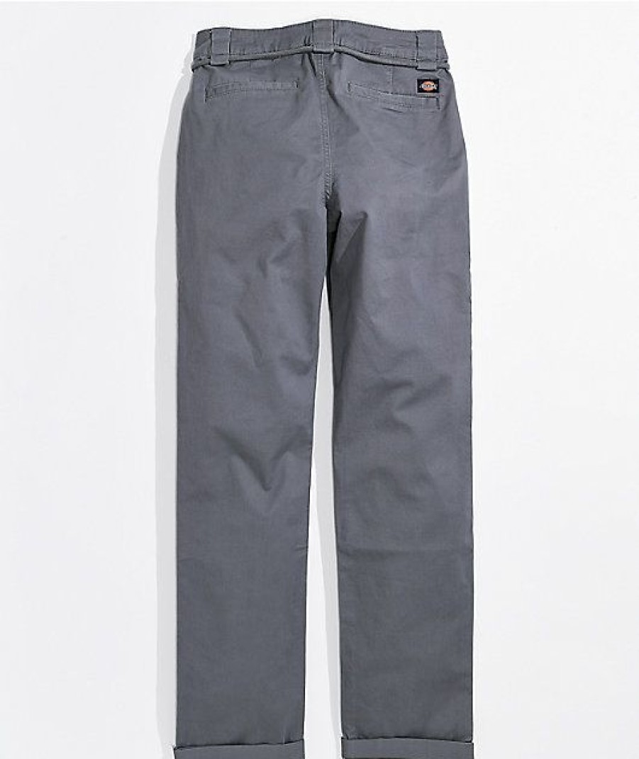 Kids Jeans & Pants * | Dickies Kids' Charcoal Skinny Pants Cheap